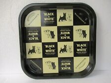 Vintage Buchanan'S Black & White Scotch Whisky Advertising Tin Tray England 