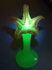 Rare Antique Uranium Glass Vase picture