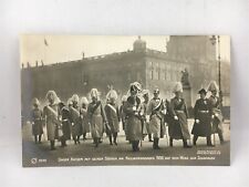 Antique Real Photo Postcard German Kaiser Wilhelm II Sons New Year Morning 1908 picture