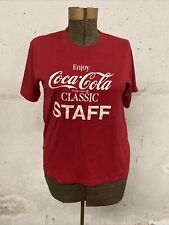 1988 Coca-Cola Classic Staff T-Shirt L Baseball Hall Of Fame Weekend *RARE* picture