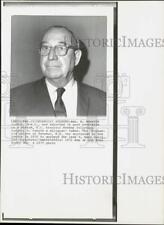 1970 Press Photo Democratic Senator Everett Jordan of North Carolina - nha21467 picture