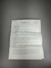 Clifford P. Case - US Senator New Jersey Autographed Political Letter 1957  picture