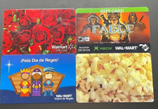 Walmart Lot of 4 Gift Cards No Value $0 Collectable Fable picture