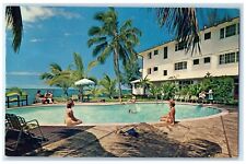c1960s Poolside The Naniloa Hotel Hilo Island Of Hawaii HI Vintage Postcard picture