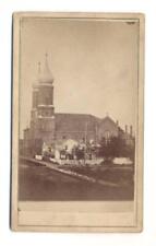ca. 1870 OLD HISTORIC ORTHODOX ? CHURCH PHOTO by WEBER of ERIE Pennsylvania PA picture