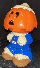 Vintage Little Tikes Halloween Scream Beams JOL Pumpkin Scarecrow Flashlight picture