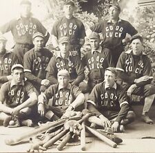 Rare c1910 Postcard Ghost Town Good Luck Maryland Baseball Team MD Sports picture