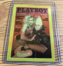 Pamela Anderson / Dan Aykroyd - 1995 Playboy Chromium Cover Card #98 NM picture