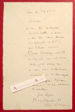 ● L.A.S 1916 Jean ROYERE poet publisher born in Aix en Provence - autograph letter picture