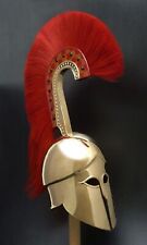 18 Gauge steel Medieval Reenactment Greek Corinthian Helmet Headwear With Plume picture