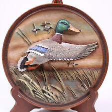 Vintage Rhodes Studios Waterfowl Legacy Collector Plate Mallard's Descent 3D picture
