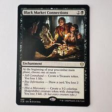 Magic The Gathering Mtg Black Market Connections Excellent Baldur's Gate Rare picture
