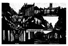 Six Views Gloucester 1914 Unposted Wob Chrome Postcard picture