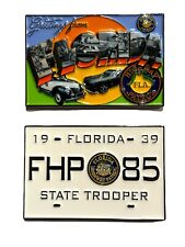 Florida Highway Patrol 85th Anniversary Postcard Challenge Coin Trooper FHP picture