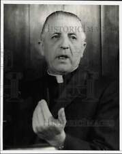 1970 Press Photo Cardinal Leon Suenens of Belgium at news conference, New York picture