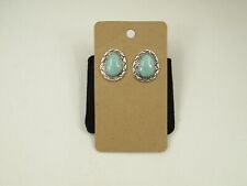 Navajo Benny Pinto BP Sterling Silver 925 & Turquoise Earrings picture