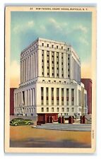 Postcard New Federal Court House, Buffalo NY linen Y71 picture