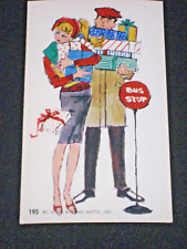 Vintage 1962 Barbie & Ken Jumbo Trading Card #195 Dynamic Toy Inc picture