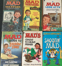 (6) Mad PB Books: Old Movies / Madvertising / Leisure Time / Cradle To Grave Ect picture