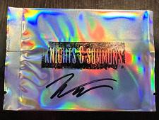 SIGNED SEALED Knights & Summons ORIGINAL TCG HOLO FOIL RAINBOW PACK Kickstarter picture