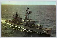Vintage Postcard U.S.S. Southerland DD-743 General Purpose Destroyer picture
