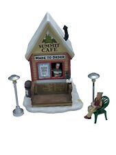 Summit Cafe 2010 Lemax Village Collection RARE/RETIRED - READ picture