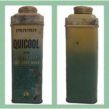 Talc Powder Tin Product for Men Mennen Electric Shavers 1940s Vintage full picture