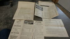 OLD 98 TRAINER AIRPLANE BROCHURE PAMPHLET  picture