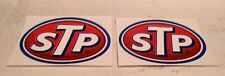 STP Motor Oil Logo Decal Racing Sticker Toolbox Hot RodDecor 3.25” (2 Decals) picture