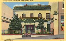 Postcard CA San Francisco Chinese School In Chinatown Unposted Vintage PC J2746 picture