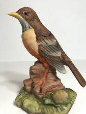 Jonathan Byron Art Pottery Signed Bird Robin Figurine 5.5