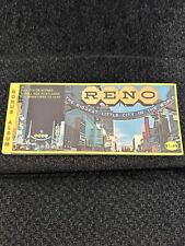 Vintage Reno Nevada Mid-Century Postcard Album Book 20 Postcards + 20 Miniatures picture