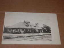 COLUMBUS NEBRASKA - 1901-1907 ERA POSTCARD - RAILROAD STATION - TRAIN DEPOT picture