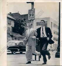 1954 US Olympic Track HOF Wes Santee & Bill Tidwell Press Photo picture