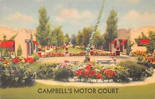CAMPBELL'S MOTOR COURT Hiway 30 North Platte Nebraska Postcard picture
