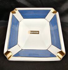 Supreme FW22 Blue Gold Small Ashtray Ceramic BRAND NEW picture