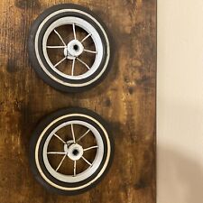 (2) VINTAGE ROADMASTER TRICYCLE/Trike Rear Back Wheels Excellent Condition picture