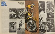  1975 Suzuki RM250 RM370 4 page Motorcycle Preview Print Ad  picture