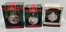 SET OF 3 Hallmark Keepsake Ornament From Our Home To Yours / Country Christmas picture