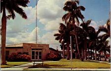 Fort Myers FL Florida City Hall 1968 Old Automobile Vintage Postcard picture