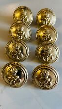 WW1 WW2 Royal Navy button set 17 mm - repro picture