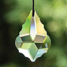 5PC 63mm Maple Leaf Crystal Suncatcher K9 Glass Prism Hanging Faceted Sunlight picture