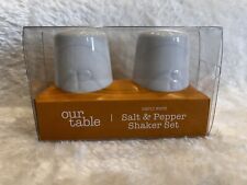 Our Table Simply White Salt & Pepper Shaker Set  picture