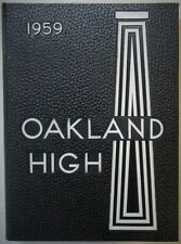 1959 OAKLAND HIGH SCHOOL YEARBOOK - OAKLAND CALIFORNIA picture