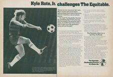 1978 Equitable Life Assurance Kyle Rote Jr Soccer Dallas Tornado Print Ad SI1 picture