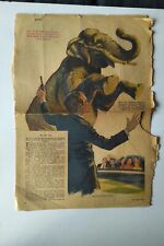 Two-page cut out from American Weekly Houdini 1948 -- See video in listing picture