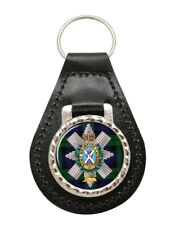 Black Watch 42nd Royal Highland Regiment of Foot, British Army Leather Key Fob picture