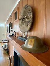 World War I WWI WW1 Military Hand Painted Big Red One Helmet With Liner picture