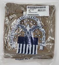 US Military Undershirt 100% Cotton S T-Shirt Coyote Brown SMALL USGI DLA USA picture