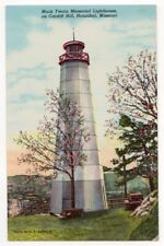 Hannibal Missouri c1940's Mark Twain Memorial Lighthouse, Cardiff Hill picture